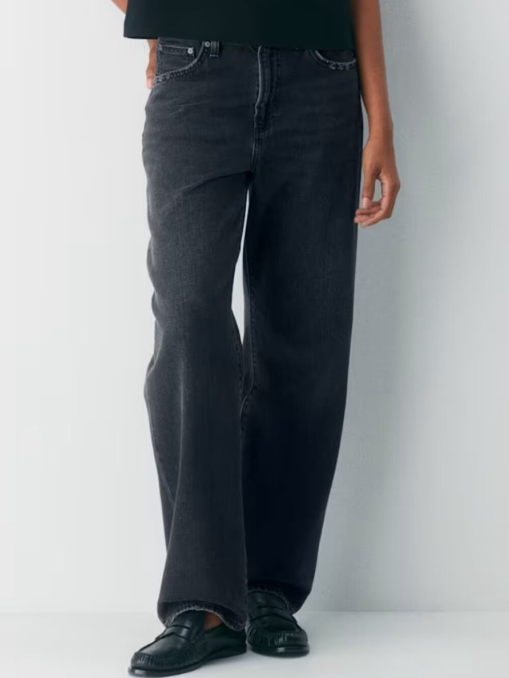 NEW! ARITZIA DENIM FORUM THE 90s MARLO HI-RISE BAGGY JEANS RIGID DENIM sz 23